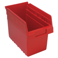 Bacs pour &eacute;tag&egrave;re Store-Max, 6-5/8" la x 8" H x 11-5/8" p, Rouge, Capacit&eacute; 44 lb Stor-it Systems