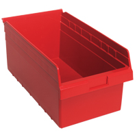 Bacs pour &eacute;tag&egrave;re Store-Max, 11-1/8" la x 8" H x 17-7/8" p, Rouge, Capacit&eacute; 56 lb Stor-it Systems