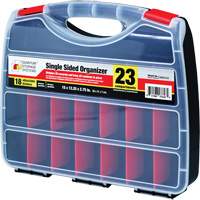 Boîte &agrave; compartiments en plastique, 12-1/4" la x 15" p x 2-3/4" h, 23 compartiments Stor-it Systems