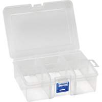 Boîte &agrave; compartiments en plastique, 4,75" la x 6,75" p x 2,25" h, 6 compartiments Stor-it Systems
