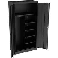 Combination Cabinet, 36" W x 18" D x 72" H, Black CG084 | Stor-it Systems