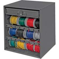 Wire and Terminal Storage Cabinet, Steel, 1 Drawers, 15-9/16" x 11-7/8" x 16-3/8", Grey Stor-it Systems