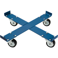 Drum Dolly, Steel, 1500 lbs. Capacity, 24" Diameter, Polyurethane Casters DC204 | Stor-it Systems