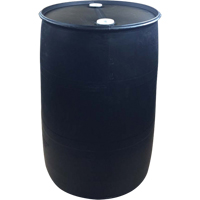 Polyethylene Drums, 55 US gal (45 imp. gal.), Closed Top, Black Stor-it Systems