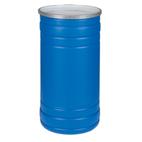 Polyethylene Drums, 15.5 US gal (12.91 imp. Gal.), Open Top, Blue Stor-it Systems