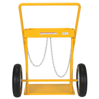 Chariot pour bouteille de gaz, Roues Caoutchouc, Base de 22" la x 14-1/8" lo, 250 lb Stor-it Systems
