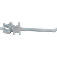 Single Ended Specialty Bung Nut Wrench, 1-1/2" Opening, 7-1/2" Handle, Zinc Cast Steel Stor-it Systems