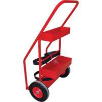 Hot Works Fire Prevention Cart, Semi-Pneumatic Wheels, 17.75" W x 8.9" L Base, 100 lbs. Stor-it Systems