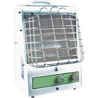 Portable Utility Heater, Fan/Radiant Heat, Electric, 5120 EA466 | Stor-it Systems