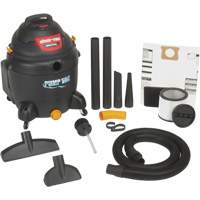 Aspirateur pour atelier avec pompe int&eacute;gr&eacute;e, Secs-humides, 6 CV, 18 gal. US (68,1 litres) Stor-it Systems