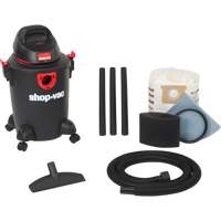 Aspirateur d'atelier s&eacute;rie bricolage & atelier, Secs-humides, 3,5 CV, 6 gal. US (22,7 litres) Stor-it Systems