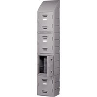 Locker, 15" x 15" x 31", Grey, Assembled FC691 | Stor-it Systems