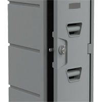 Casier, 12" x 15" x 47", Gris, Assembl&eacute; Stor-it Systems