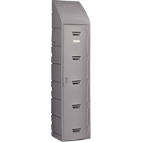 Locker, 15" x 18" x 73", Grey, Assembled FC695 | Stor-it Systems
