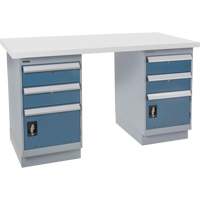 &eacute;tabli pr&eacute;conçu, 72" la x 30" p x 34" h, Capacit&eacute; 2500 lb Stor-it Systems