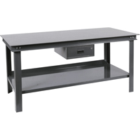 Heavy-Duty Workbench, 72" W x 36" D x 34" H, 14000 lbs. Capacity Stor-it Systems