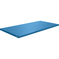 &eacute;tabli avec armoire - Tablettes, 58 3/4" x Capacit&eacute; de 300 lb, Acier, Bleu Stor-it Systems