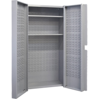 Deep Door Combination Cabinet, 38" W x 24" D x 72" H, Grey Stor-it Systems