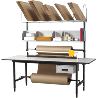 Full Function Modular Packing Stations, 68" W x 33" D x 60" H, Laminate FI714 | Stor-it Systems