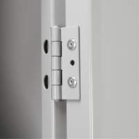 Clean Line Lockerette , 6 -tier, Bank of 4, 48" x 18" x 82", Steel, Beige, Rivet (Assembled) Stor-it Systems