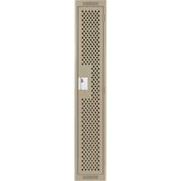 Casiers Clean Line, 12" x 12" x 72", Acier, Beige, Rivet (assembl&eacute;), Perfor&eacute; Stor-it Systems