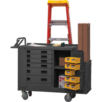 Heavy Duty Mobile Work Stations, Steel Surface Stor-it Systems