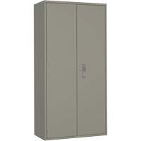 Hi-Boy Storage Cabinet, Steel, 4 Shelves, 72" H x 36" W x 18" D, Grey Stor-it Systems
