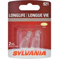 921 Long Life Mini Automotive Bulb, Incandescent, 17.9 W, Off White Stor-it Systems