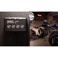 Genius&reg; 2X4 4-Bank, 8-Amp Battery Charger Stor-it Systems