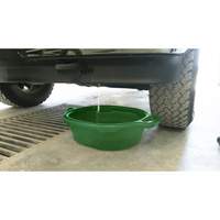Green Oval Drain Pan Stor-it Systems