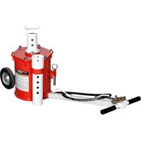 Portable Air Lift Jack, 10 Ton(s) Capacity, 17-3/4" - 49-3/8" H Stor-it Systems