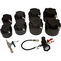 10-Piece HD Turbo Air System Test Kit with Smoke Adapter Stor-it Systems