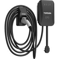 Chargeur r&eacute;sidentiel PulseQ AC pour VE avec mode identification par radiofr&eacute;quence (RFID), 40 A, Niveau 2 CA, Connecteur Type 1 (SAE J1772) Stor-it Systems