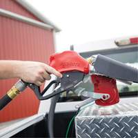 Pistolet de distribution automatique rouge pour essence Stor-it Systems