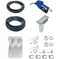 Pompe de transfert de fluide d'&eacute;chappement diesel (DEF) 115 V CA avec support pour cuve GRV et pistolet Stor-it Systems