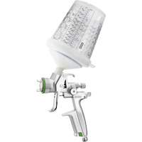 Pistolet de peinture de premi&egrave;re qualit&eacute; 4400?B HVLP?1,0 SR avec godet RPS 0,3?L, pour les retouches de finitions automobiles, Entr&eacute;e d'air 1/4" NPT, 4,24 pi³/min, Capacit&eacute; 0,3 L, 0,14 psi Stor-it Systems