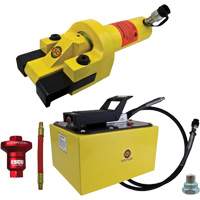 Ensemble de brise-talon pour pneus g&eacute;ants avec pompe hydraulique de 2 gallon Stor-it Systems