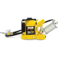 Pro Series “Shorty” Bottle Jack, 20 Ton(s), Air Hydraulic, 12-5/8" Raised Height Stor-it Systems