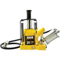Pro Series “Shorty” Bottle Jack, 20 Ton(s), Air Hydraulic, 12-5/8" Raised Height Stor-it Systems