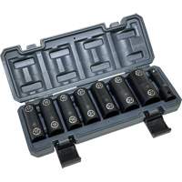 Jeu de douilles doubles hexagonales et h&eacute;licoidales avec coffret, 8 Morceaux, Prise de 1/2" Stor-it Systems