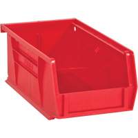 Hook-On Bins, 4" W x 3" H x 7" D, Red, 10 lbs. Capacity FM021 | Stor-it Systems