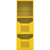 Armoire pour le contr&ocirc;le des d&eacute;versements, 1 Tablettes, 72" h x 24" la x 24" p, Acier, Jaune Stor-it Systems