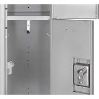 Casiers, 3 niveaux, 12" x 18" x 86", Acier, Gris, D&eacute;mont&eacute; Stor-it Systems