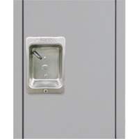 Lockers, 3 -tier, Bank of 3, 36" x 18" x 86", Steel, Grey, Knocked Down FN672 | Stor-it Systems