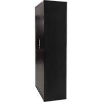 Hi-Boy Storage Cabinet, Steel, 4 Shelves, 72" H x 36" W x 18" D, Black Stor-it Systems