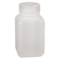 Bouteilles peu encombrantes &agrave; prise facile, Carr&eacute;e, 8 oz, Plastique Stor-it Systems