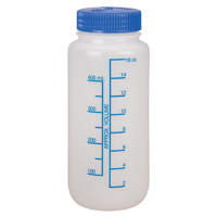 Wide-Mouth Bottles, Round, 16 oz., Plastic HC678 | Stor-it Systems