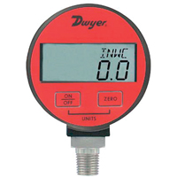 Manom&egrave;tre,  2-31/50", 100 psi, Fixation inf&eacute;rieure, Num&eacute;rique Stor-it Systems