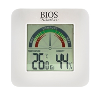 Indoor Hygrometers with BIOS Comfort Scale, Contact, Digital, -58-158°F (-50-70°C) Stor-it Systems