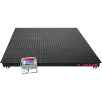 VN Series Economical Floor Scale, 5000 lbs. / 2500 kg Capacity, 48" L x 48" W IA560 | Stor-it Systems